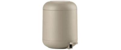 Zone Pedaleimer Sensu, 4 Liter, Taupe