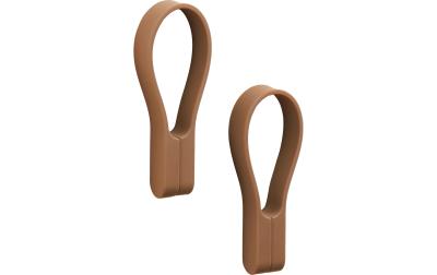 Zone Handtuchhalter Loop 2 Stück,Terracotta