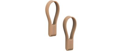 Zone Handtuchhalter Loop 2 Stück, Mandarine