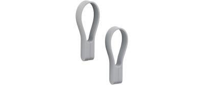 Zone Handtuchhalter Loop 2 Stück, Grau