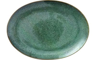 Bitz Schale 45x35 cm, Schwarz-Grün