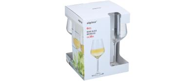 Alpina Weingläser Weisswein 380ml, 4 Stück