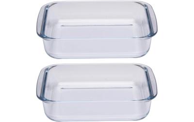 Alpina Auflaufform 2er Set, quadratisch