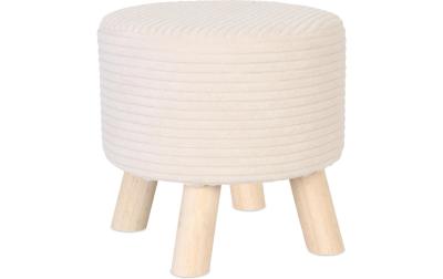 relaxdays Hocker Cord Rund