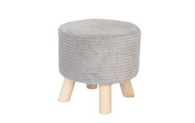 relaxdays Hocker Cord Rund