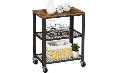 relaxdays Küchenwagen mit 3 Ebenen