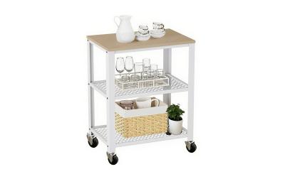 relaxdays Küchenwagen mit 3 Ebenen