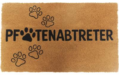 relaxdays Fussmatte Pfotenabtreter