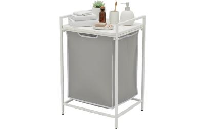 relaxdays Wäschesammler mit Ablage