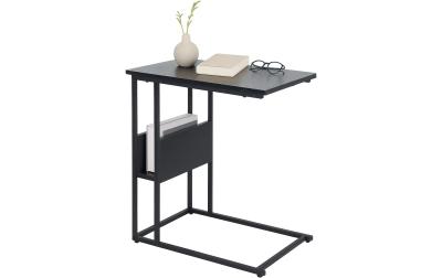 relaxdays Beistelltisch mit Ablage/Fach