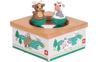 Spielba Musikdose Steinbock + Kuh