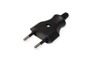 Euroflachstecker 2,5A / 250V schwarz