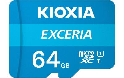 Kioxia microSDXC EXCERIA 64GB INKL ADAPT