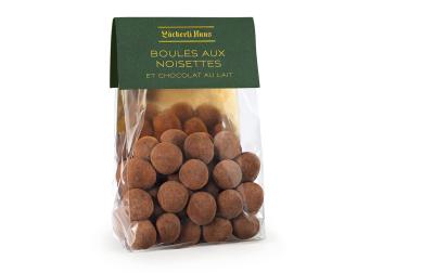 Boules aux noisettes et chocolat au lait