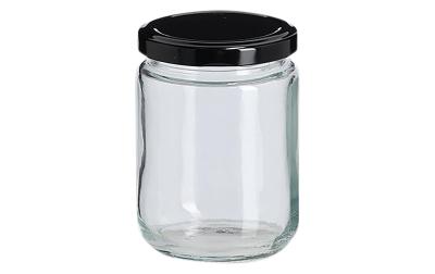 Zeller Present Einmachglas Transp./Schwarz