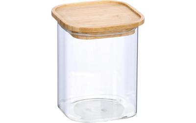 Zeller Present Vorratsdose Bambus stapelb.