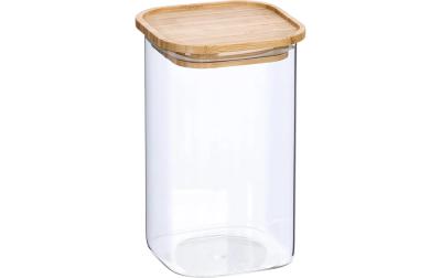 Zeller Present Vorratsdose Bambus stapelb.