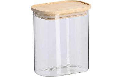 Zeller Present Vorratsdose Bambus stapelb.