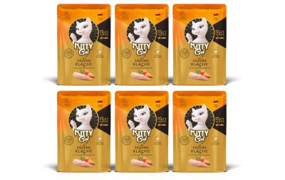 KittyCat Filét Paté Pouch Huhn, Lachs KIT