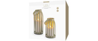 STT Solar Candle Lantern Set