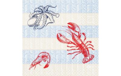 Duni Servietten 3-lagig Sea Delights
