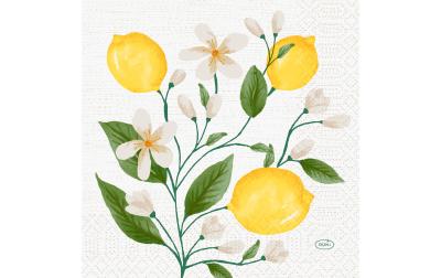 Duni Servietten 3-lagig Lemon Fiesta