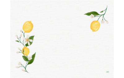 Duni Tischset Papier Lemon Fiesta