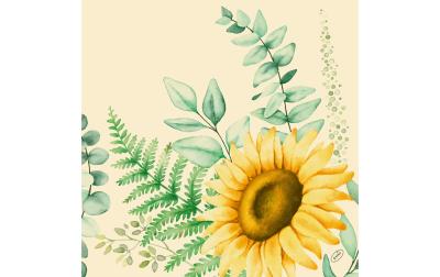 Duni Servietten 4-lagig Sunflower Dreams
