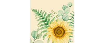 Duni Servietten Bio DSF Sunflower Dreams