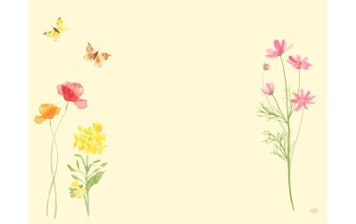 Duni Tischset Dunicel Poppy Field