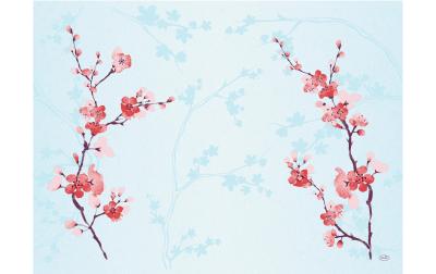 Duni Tischset Bio DSF Cherry Breeze
