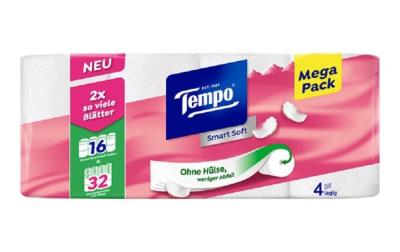 Tempo Toilettenpapier 4-lagig weiss 16X280