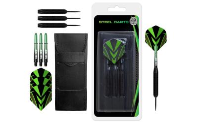KOOR Stahl Dart Set 23 g schwarz