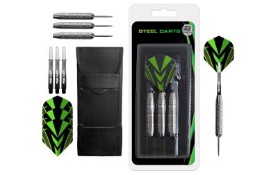KOOR Stahl Dart Set 23 g silber