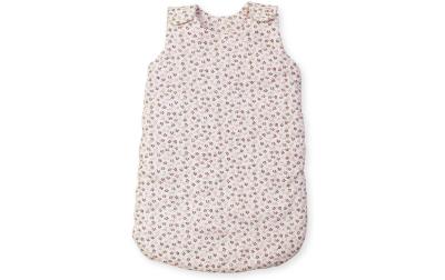 Puppenschlafsack Blümchen rosa