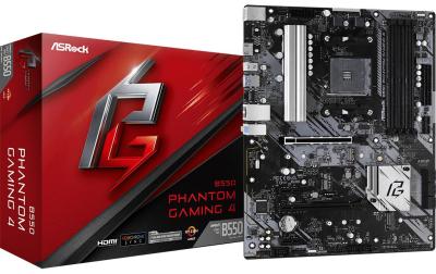 ASRock B550 PHANTOM GAMING 4, ATX, AM4