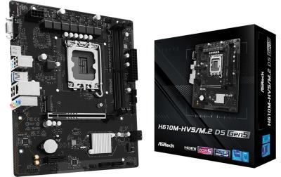 ASRock H610M-HVS/M.2 D5 G5, mATX, LGA1700