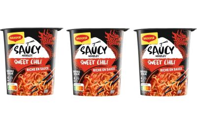 Saucy Noodles Sweet chili 3 x 75g Kit