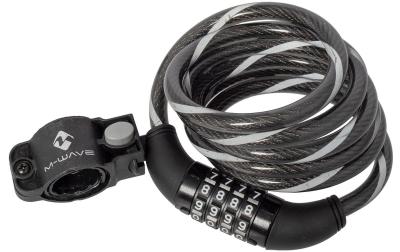 M-WAVE S 10.18 Illu Spiralkabelschloss