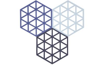 Zone topfuntersetzer Triangles 3erSet