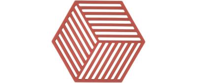 Zone Topfuntersetzer Hexagon, Burned Red