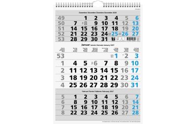Simplex 3-Monats-Wandkalender 2027