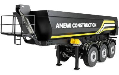 Amewi Dreiachs-Sattelauflieger schwarz