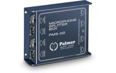 Palmer Mikrofon-Splitter2-Kanal PMS02