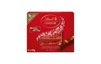 LINDOR Schokoladenriegel Milch Multipack