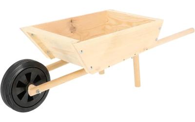 Holzschubkarre