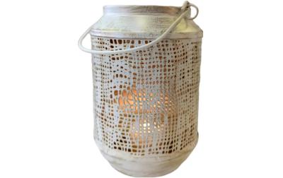 Chalet Windlicht Alpenglühen mit Henkel L