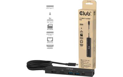 Club 3D, HDMI Hub Type-C 7 in 1