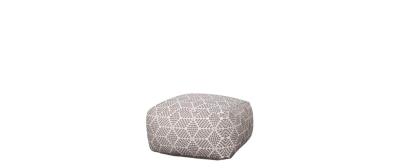 Chic Antique Lounge Puff mit Muster