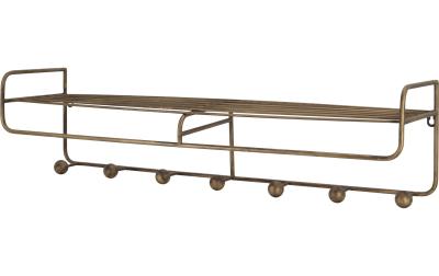 Chic Antique Regalbrett mit 7 Haken